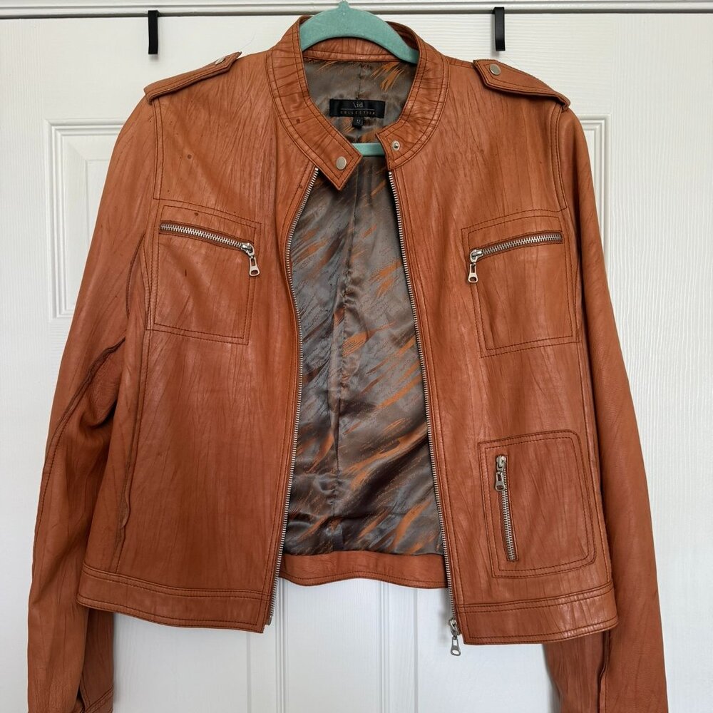 Faux Leather Jacket